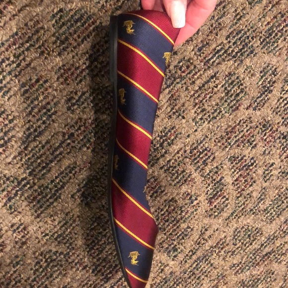 POLO RALPH LAUREN RUGBY, silk rep tie covered flats HTF SIZE 36, good condition - Picture 8 of 8